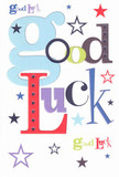 This bold and uplifting good luck card carries the flair of a Chessington celebration, its joyful symphony of fonts and colours echoing the optimism found in a shop like Chessington Flowers. 'Good Luck' is playfully rendered in oversized pastel-blues, deep reds, moss greens, and majestic purples-each character seemingly painted with a fond wish for the future. Across the smooth, snowy background, brilliant stars dot the card in shades of sapphire, lilac, and zesty lime, conjuring the energy and openness of a summer evening over Churchfields Recreation Ground. The card's flat, quality finish is palpable-almost inviting you to run your fingers over its surface, as if the hope within could be physically shared. It's the kind of card you'd present with a freshly-arranged bouquet, encouraging a student before an exam or a friend about to make a big move. Each detail radiates warmth and confidence, making it an unforgettable way to say, 'You've got this,' right from the heart of Chessington.